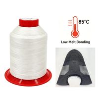 Filament de nylon brut à bas point de fusion, haute résistance d'adhérence, fil fusible 150D/3, écologique, pour la couture de chaussures Flyknit, 85C-110C