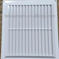 Grille d'aération en plastique de couleur marron, réglable pour la climatisation
