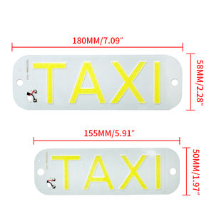 Lampe indicatrice de cabine de <span class=keywords><strong>taxi</strong></span> à LED pour pare-brise, panneau lumineux 12V, feux de guidage de <span class=keywords><strong>taxi</strong></span> <span class=keywords><strong>COB</strong></span> avec allume-cigare - Product Image 4