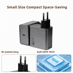 Caricabatterie da Muro di Alta Qualità Personalizzato 65W PC Ignifugo PD QC SCP Type-C con Tecnologia GaN per Ricarica Rapida per Telefoni Cellulari e Tablet - Product Image 5