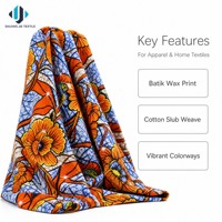 Tissu brocart batik africain d'Ankara doré, 6 yards, vente en gros, stock disponible, Nigéria et Afrique