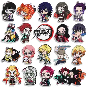 Cartoon Anime Kamado Sew on Patch Nezuko Embroidery Patch Demon Slayer Iron on Patches for Clothes