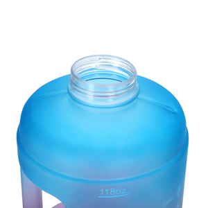 128oz Motivational Sports Plastic Water Bottle With Time Marker Plastic Dunton Bucket Water Cup Sports Bottle - Product Image 3