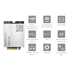 Quectel EM05-E IoT/M2M-optimized LTE Cat 4 M.2 Module 4G Module For Europe/Australia/New Zealand