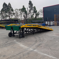 Passerelle mobile pour chargement manuel, rampe de chargement pour chariot élévateur à fourche, plateforme élévatrice utilisée pour le chargement et le déchargement de conteneurs, quai de stockage