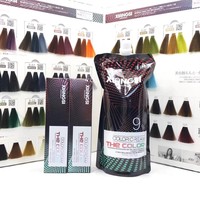 Fournisseur Alibaba Chine – Crème Colorante Capillaire Semi-Permanente Bio aux Herbes, Sans PPD ni Ammoniaque, 100ml, 49 Couleurs, Tous Types de Cheveux, Direct Usine