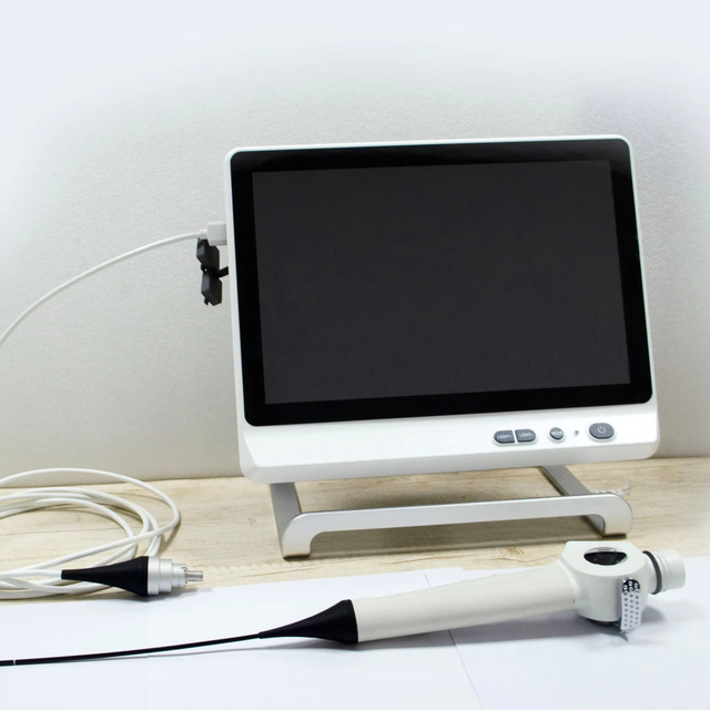 Portable Video Endoscope with 12.1 Inch Display, HD Camera, Bright Control, Image Capture, 4.8mm Distal End