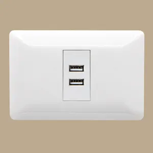 Electrical Dual USB Charge Outlet electric usb wall socket