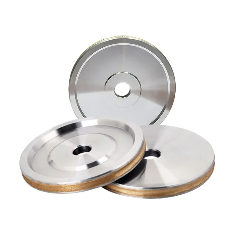 Metal bonded diamond grinding wheel is suitable for grinding and polishing glass pencil edge for glass beveling machine