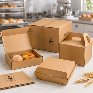 Cajas <span class=keywords><strong>de</strong></span> Cartón Corrugado <span class=keywords><strong>de</strong></span> 3 Capas Personalizadas al por Mayor, Cajas Corrugadas para <span class=keywords><strong>Pan</strong></span>, Tipo B, E y EB - Product Image 1