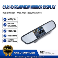 Moniteur HD 4,3/5 pouces pour voiture Deyongwang, écran LCD monté sur rétroviseur, système d'imagerie de recul universel
