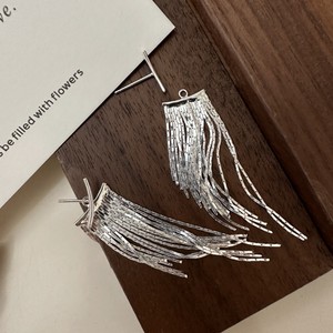 Pendientes de Plata de Ley S925 con Borlas Estilo Coreano, Joyería Minimalista Coreana de Moda, Estilo Retro INS, Venta al por Mayor - Product Image 1