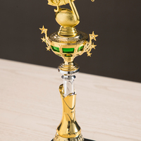 Trofeos de ABS Grabados Personalizados al por Mayor Directo de Fábrica para Concursos de Canto, Temática Musical, Recuerdo de Conciertos AD01