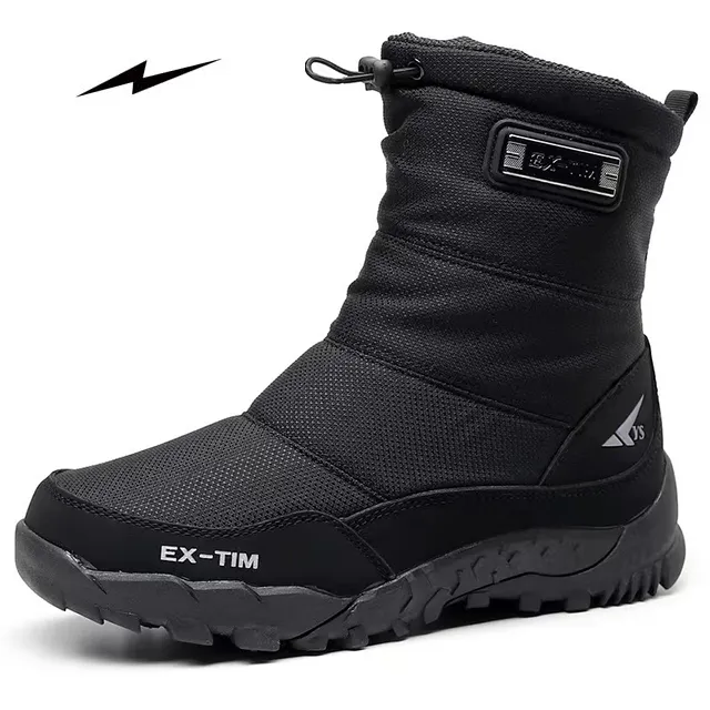 Outdoor Shoes For Men waterproof anti- slip Winter Top cheaper Snow Boots Hiking Boot