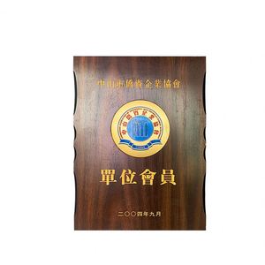 Placas de Metal Doradas Personalizadas de Alta Calidad, Placa Conmemorativa de Reconocimiento de Premios de Estilo Moderno para Guerreros - Product Image 1