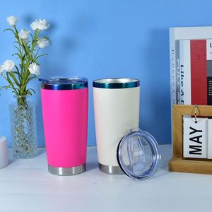 Vaso de Viaje de Acero Inoxidable de Doble Pared con Recubrimiento en Polvo de Alta Calidad para el Día de San Valentín, Taza de Café y Cerveza de 20 oz - Product Image 2