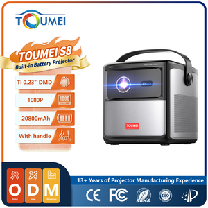 Proiettore Smart Toumei S8 DLP 3D 4K con Supporto Android, <span class=keywords><strong>Batteria</strong></span> Integrata, WiFi, Portatile per Home Cinema - Product Image 1