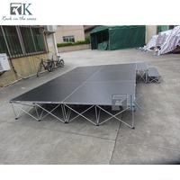 Plateforme de scène pliable facile à installer pour concerts