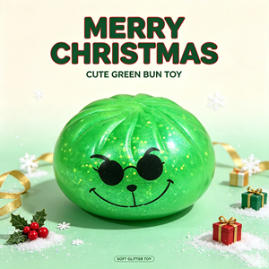 Juguete Blandito de Navidad con Forma de Grinch, Juguete Sensorial Antiestrés para Niños y Adultos, Regalo de Navidad - Product Image 3