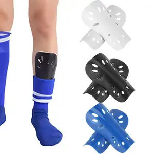 Espinilleras de plástico personalizadas Eva para fútbol, espinilleras de poliéster, espinilleras de fútbol para protección