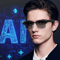 Lunettes Intelligentes IA de Haute Qualité NOUVELLES, Étanche IPX-5, Chargement Magnétique, Caméra 8MP, Vidéo, Wi-Fi, Réduction du Bruit, Version Globale