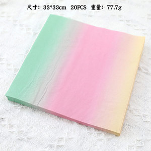 DAMAI - Vajilla de Papel para Fiestas en Colores Pastel, Platos, Vasos, Servilletas, Juego de Vajilla para Decoración de Fiestas de Niñas, Baby Shower - Product Image 3