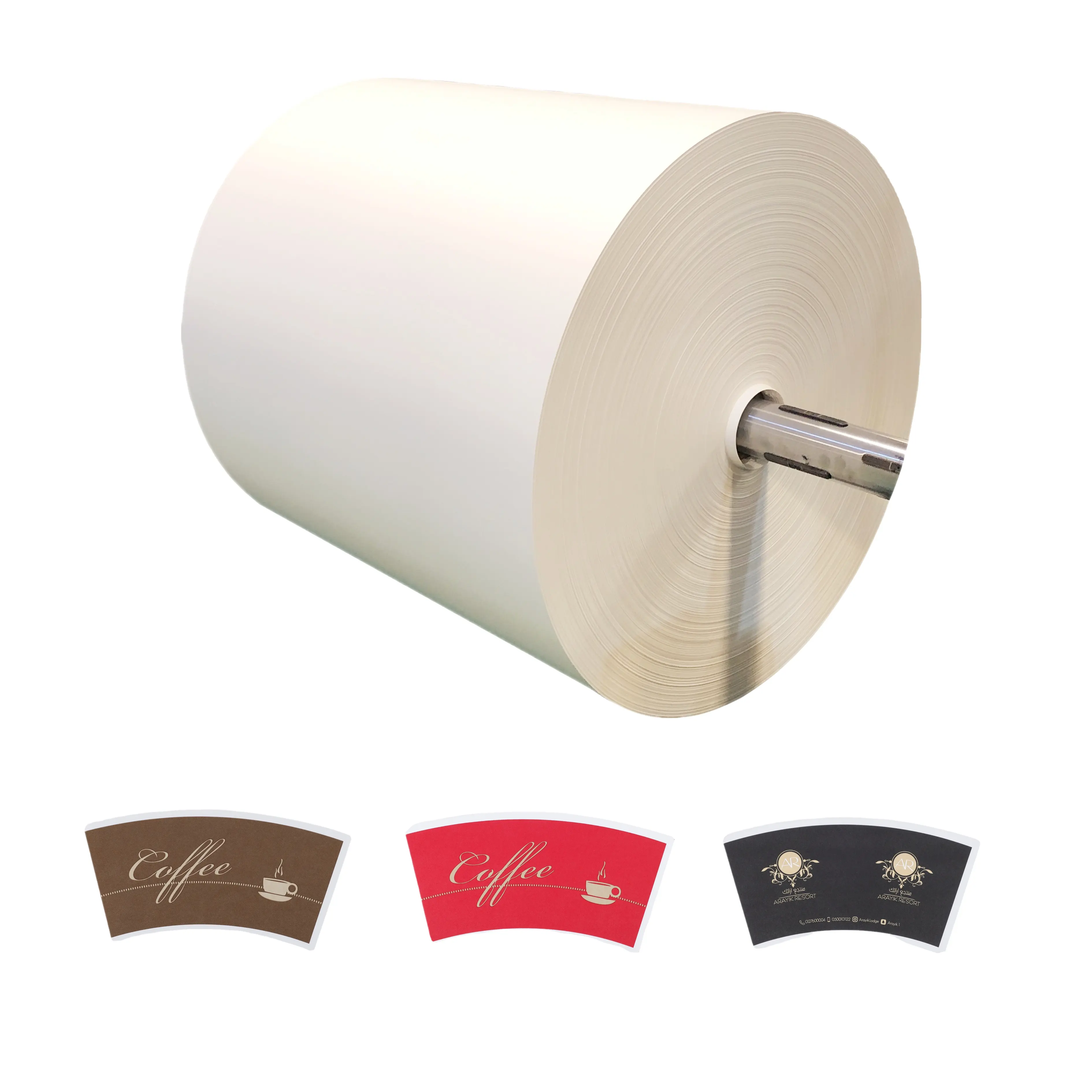 Kindeal raw paper cup material pe coated cup stock paper