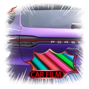 Super Matte Magic Purple Chrome Metallic Auto Body Stickers Self Adhesive  Wrapping Car Vinyl Film - China Vinyl Sticker, Car Wrapping Film