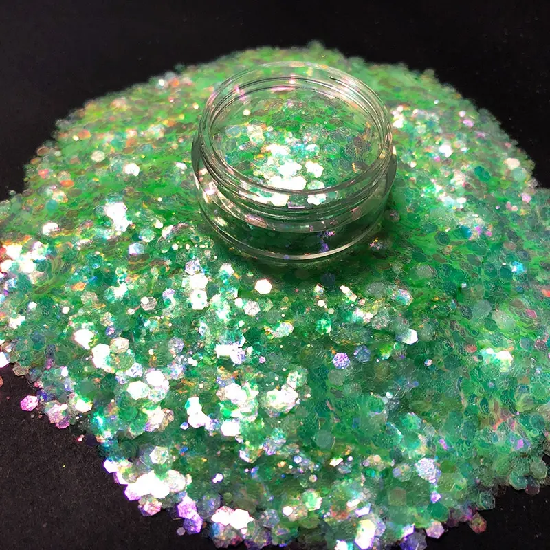 2023Pet Chunky Glitters For Ornament All Festivals Christmas Makeup As Nail Art Eye Shadow Etc