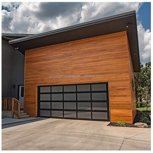 Porte de <span class=keywords><strong>garage</strong></span> automatique en aluminium et verre <span class=keywords><strong>PANAMA</strong></span>, isolation thermique, design moderne, garantie 5 ans, pour usage en villa - Product Image 5