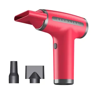 Turbine Engine Fan Portable Rechargeable Wireless Blow Dryer USB Rechargeable Hair Dryer 4 Levels Wind Speed Adjustment