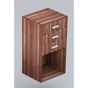 Kit de tiroirs modulaires pour comptoir 50x43x90 H, tiroirs en panier blanc brillant - Product Image 1