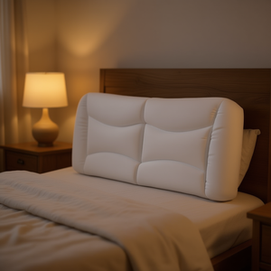 Cojín rectangular acolchado para cabecera de cama, relleno de poliéster, para lectura y descanso en cama - Product Image 2