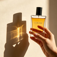 Flacon de parfum carré au prix le plus compétitif, 50 ml, 100 ml, flacon de parfum vide personnalisé avec boîte et couvercle unique