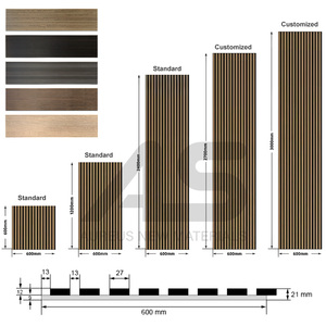 Aureus Paneles acústicos de MDF de alta densidad <span class=keywords><strong>Aislamiento</strong></span> térmico ecológico Entrada Home Studio Modelo 3D Capacidad de diseño - Product Image 4