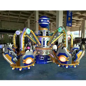 Family Game Spaceship Ride Manege Fairground Attractions For Children