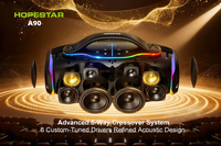 2026 HOPESTAR A90 Enceinte sans fil haute puissance 700W RGB étanche portable d'extérieur avec basses profondes, son IA et application Home Cinéma 5.3