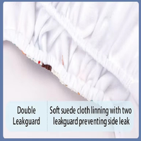 Couche lavable pour bébés garçons et filles de 1 à 3 ans, douce, confortable, respirante, anti-humidité, lavable, durable et non-étouffante