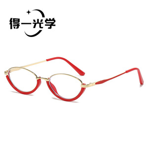 แว่นตากรอบเล็กทรงแคทอาย วัสดุ PC ป้องกันแสงสีฟ้า แว่นกันแดดสำหรับผู้หญิง - Product Image 3