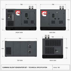 Generador Diésel con Motor Cummins Weichai Original de 40KW 50KVA 100KW 125KVA 150KVA con Certificaciones EAC EPA CE SONCAP SGS UKCA ROHS para Centro de Datos - Product Image 1