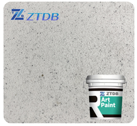 Peinture d'art extérieur Mara Color Stone Textured Wall Paint avec 6 couleurs d'option Brush Marble Effect Wall Coating