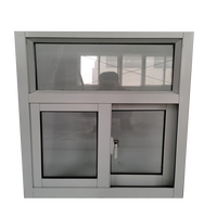 Ventana Corredera de Aleación de Aluminio de Diseño Moderno con Características de Aislamiento Acústico y Térmico, Función de Pasaje