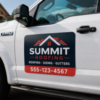 Autocollant magnétique amovible personnalisé découpé sur mesure avec logo d'entreprise, étanche, pour publicité extérieure sur fourgon, camion, voiture et décoration
