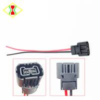 Adaptateur de prise femelle H16/5202/PSX24W, câble de connexion, faisceau de câblage, fiche de raccordement, phare automobile, lampe, 2 fils, 15 cm, 18 AWG