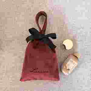 Sac cadeau personnalisé en velours doux et coloré avec cordon de serrage, logo imprimé, pour mariage, fête, bijoux, pochette en velours - Product Image 6