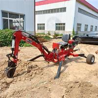 Peralatan Mesin Pertanian Kecil Traktor Mini Traktor Roda 4wd Excavator Backhoe Manual Harga Loader Dari Cina