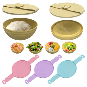 BPA Free Sourdough <b>Bread</b> Starter Kit Silicone Sourdough Starter Jar Container Sourdough <b>Bread</b> Baking <b>Baskets</b> - Product Image 3