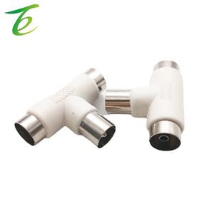 Adaptador de <span class=keywords><strong>TV</strong></span> por Cable, Conector Triple, 1 a 2 Hembra, Distribuidor de <span class=keywords><strong>Señal</strong></span> RF - Product Image 1