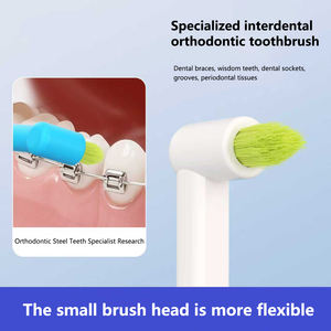 Cepillo Interdental de Precisión para Cuidado Dental, Cerdas Superfinas para la Salud Bucal, Nailon y Acero Inoxidable, Elimina la Placa y Protege las Encías - Product Image 2