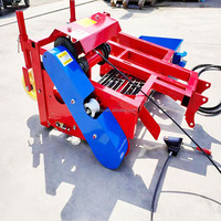 Petite machine à récolter les pommes de terre, équipement de récolte d'oignons à une rangée, équipement de récolte de carottes pour la récolte du gingembre